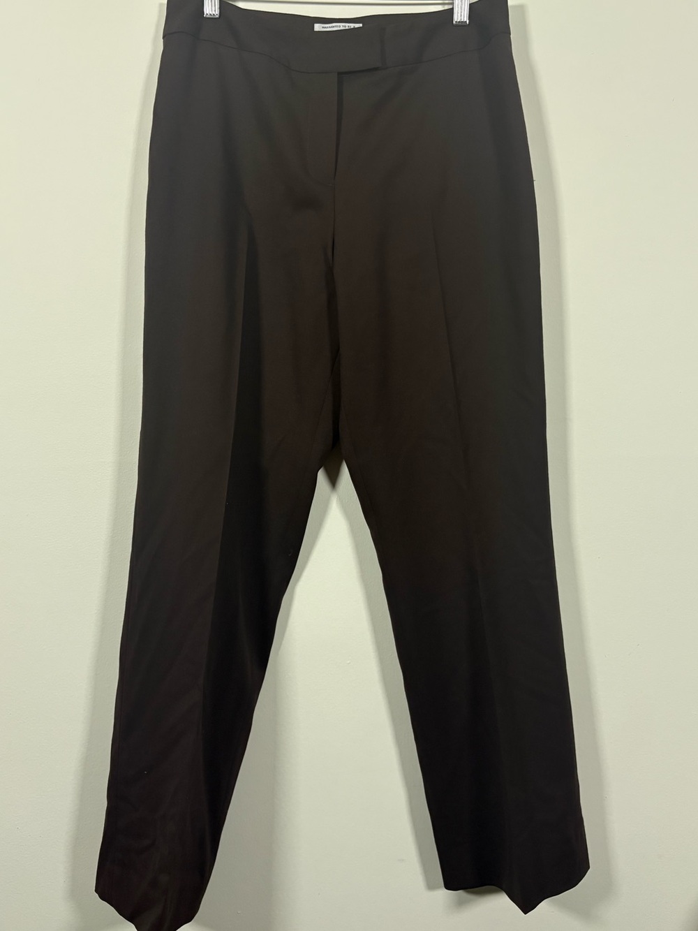 Pendleton Brown Virgin Wool Stretch Trousers Pants Size 8